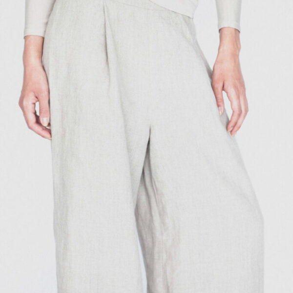 UNISEX WIJDE BROEK MET PLOOIEN